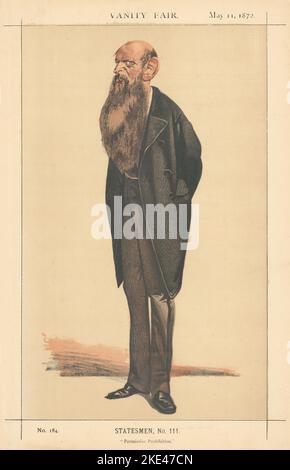 VANITY FAIR SPY CARTOON Sir Wilfrid Lawson, 'Permissive Prohibition' 1872 Stock Photo