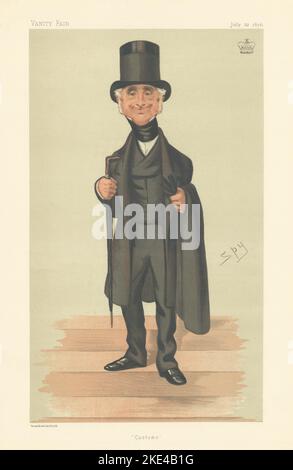 VANITY FAIR SPY CARTOON Thomas Fremantle, 1st Baron Cottesloe 'Customs' 1876 Stock Photo