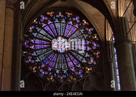 Basilica of Saints Nazarius and Celsus. Gothic-Romanesque architectural tradition. La Cité. Carcassonne. Aude Dep. Occitanie. France Stock Photo