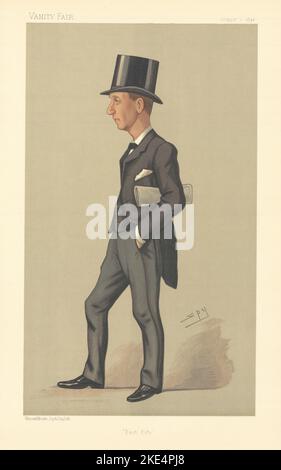 VANITY FAIR SPY CARTOON Herbert Henry Asquith QC 'East Fife' Prime Minister 1891 Stock Photo