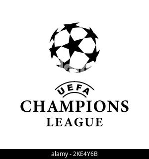 Vinnitsa, Ukraine - November 08, 2022: Football soccer league of champions logo. Vector editorial illustration Stock Vector