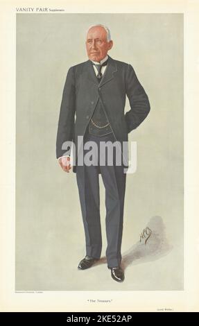 VANITY FAIR SPY CARTOON Lord Welby 'The Treasury' Permanent Secretary 1910 Stock Photo