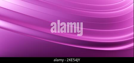 Pink abstract curved shiny modern 3D background with many overlapping layers and flowing curves or lines with copy space for text Stock Photo