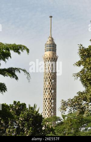 The Cairo Tower, tallest structure in Egypt and North Africa, October 15, 2022. (CTK Photo/Petr Svancara) Stock Photo