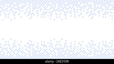 Abstract background of blue squares on a white background. Geomtric figures on a light background. Patterns of small quadrangles. Vector. empty Stock Vector
