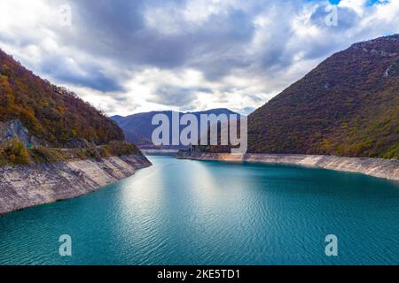 Piva Canyon Montenegro Stock Photo