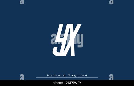 Alphabet letters Initials Monogram logo YX , XY Stock Vector