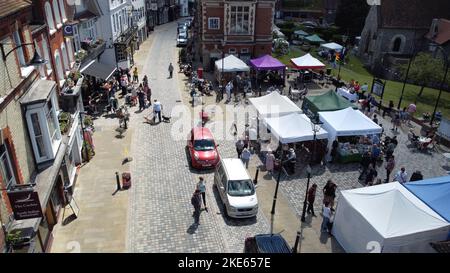 Sunday Market Hemel Hempstead Stock Photo