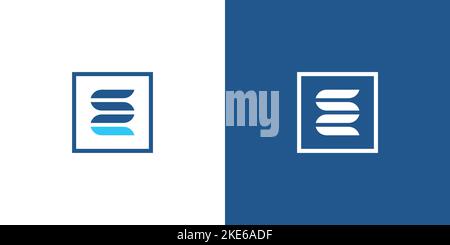 Modern and sophisticated letter SC initials logo design Stock Vector