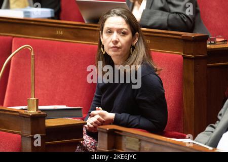 Deputy, Marie-Pierre Rixain attends a session of Questions to the Government at the French National Assembly, on November 8, 2022 in Paris, France. Photo by David Niviere/ABACAPRESS.COM Stock Photo