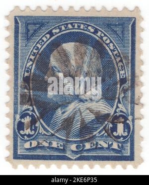 Franklin stamp 1 cent hi res stock photography and images Alamy