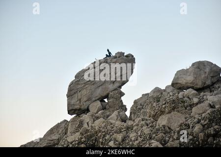 Island of Capri, Lo Capo Rock, Italy Stock Photo