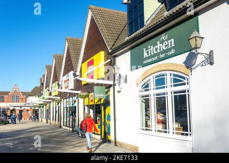 Springfields Outlet Shopping & Leisure Centre, Camel Gate, Spalding, Lincolnshire, England, United Kingdom Stock Photo