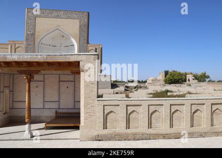 Chor Bakr Necropolis, Sumitan, Bukhara, Bukhara Province, Uzbekistan, Central Asia Stock Photo