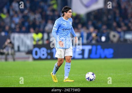 Rome, Italy. 10th Nov, 2022. Luka Romero of SS Lazio during the Serie A match between Lazio and Monza at Stadio Olimpico, Rome, Italy on 10 November 2022. Credit: Giuseppe Maffia/Alamy Live News Stock Photo