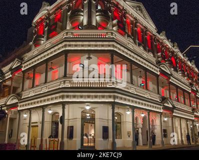 His Majesty's Theatre is an Edwardian Baroque theatre in Perth, Western Australia, constructed from 1902 to 1904 Stock Photo