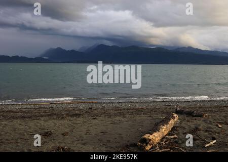 Views from the Homer Spit Stock Photo