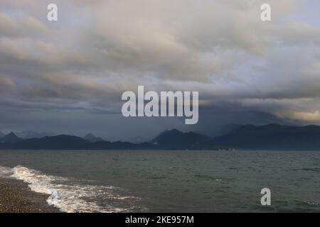 Views from the Homer Spit Stock Photo