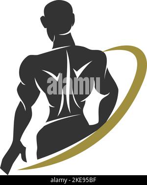 Spine Medical Chiropractic Logo Icon Illustration Brand Identity Stock Vector