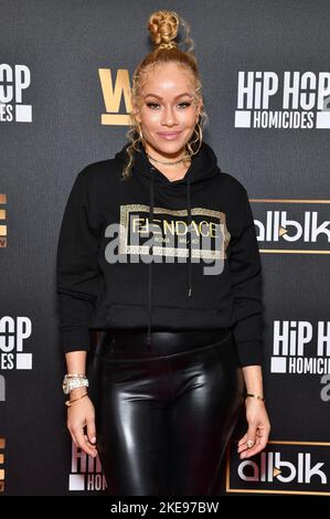 New York, USA. 10th Nov, 2022. Brave Williams attends WE TV's Hip Hop Homicides New York Premiere at Crosby Street Hotel, New York, NY, November 10, 2022. (Photo by Anthony Behar/Sipa USA) Credit: Sipa USA/Alamy Live News Stock Photo