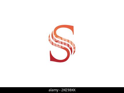 Business corporate S letter logo design vector Stock Vector
