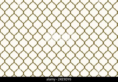 Islamic pattern. Seamless Arabic geometric pattern, east ornament, Indian ornament, Persian motif, 3D. Endless texture can be used for wallpaper, pat Stock Vector