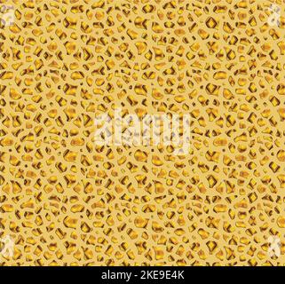 Leopard print. Vector seamless pattern. Seamless beautiful abstract watercolor tiger print pattern on a texture fabric background. Stock Vector