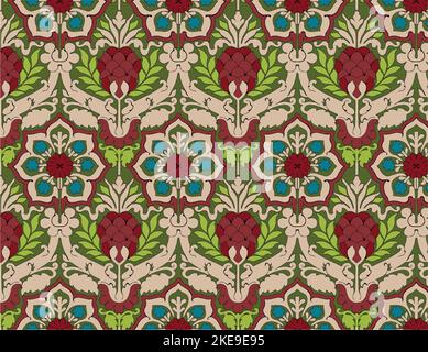 Download Phasianidae Colorful Folk Art Wallpaper | Wallpapers.com