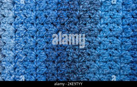 Texture of knitted fabric. Large pattern. Stock Photo