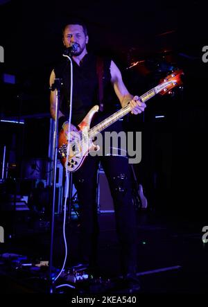 White Raven Down, Performing live at Hard Rock Hell XV, November 2022, photos by John Lambeth. Stock Photo