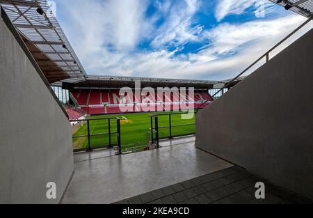 Visiting MEWA arena in Mainz, Germany Stock Photo