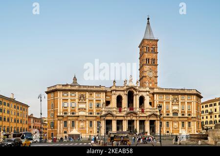 Rome Lazio Italy. The Basilica of Saint Mary Major (Basilica Papale di Santa Maria Maggiore) Stock Photo