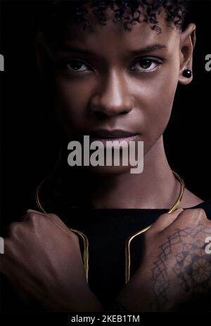 LETITIA WRIGHT in BLACK PANTHER: WAKANDA FOREVER (2022), directed by