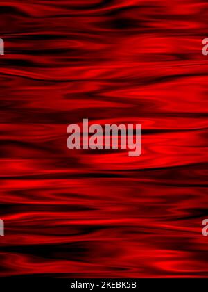 red abstract background luxury liquid wave folds of grunge silk texture. Stock Photo