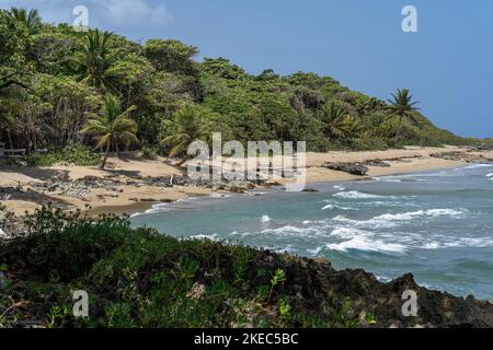 North America, Caribbean, Greater Antilles, Hispaniola Island, Dominican Republic, Puerto Plata Province, Cabarete, Playa Perla Marina near Cabarete Stock Photo