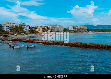 punta de mita beach, Jalisco Stock Photo