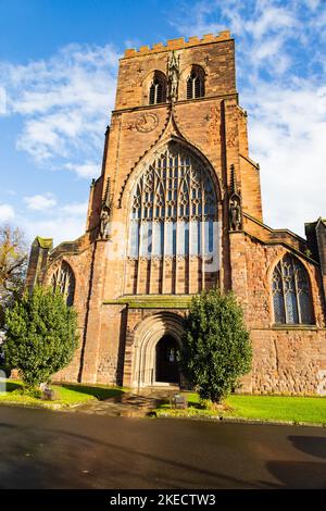 The Abbey church of St Peter and St Paul,  Shrewsbury, Shropshire, England. Stock Photo