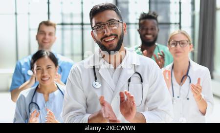 portrait of a multinational group of doctors Stock Photo