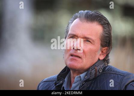 Munich, Germany. 10th Nov, 2022. John Jürgens, son of singer Udo Jürgens, sits during an interview. Credit: Karl-Josef Hildenbrand/dpa/Alamy Live News Stock Photo