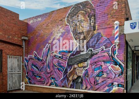 Street Art, High St, Preston, Melbourne, Victoria, Australia Stock Photo