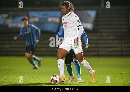 NEERPEDE, BELGIUM - AUGUST 04 : Enock Agyei during the photoshoot of Rsc  Anderlecht Futures on