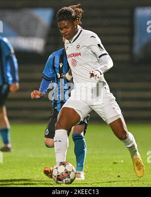 NEERPEDE, BELGIUM - AUGUST 04 : Enock Agyei during the photoshoot of Rsc  Anderlecht Futures on