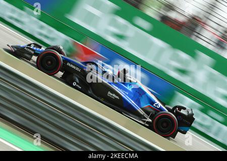 Interlagos, Brasilien. 11th Nov, 2022. 11/11/2022, Autodromo Jose Carlos Pace, Interlagos, FORMULA 1 HEINEKEN GRANDE PREMIO DO BRASIL 2022, in the picture Alexander Albon (GBR), Williams Racing Credit: dpa/Alamy Live News Stock Photo