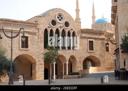 Facade Of St George Orthodox Cathedral Beirut Lebanon Middle East Facade Of St George Orthodox Cathedral Beirut Lebanon Middle East