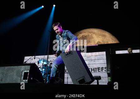 Photographs of Kaiser Chiefs performing at the OVO Hydro in Glasgow on the 11th November 2022 Stock Photo