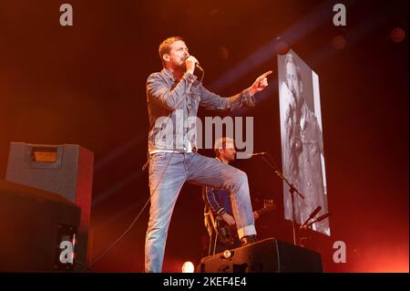 Photographs of Kaiser Chiefs performing at the OVO Hydro in Glasgow on the 11th November 2022 Stock Photo