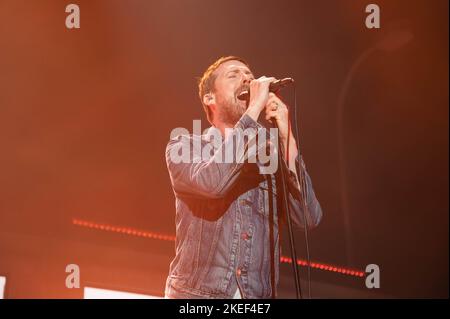 Photographs of Kaiser Chiefs performing at the OVO Hydro in Glasgow on the 11th November 2022 Stock Photo