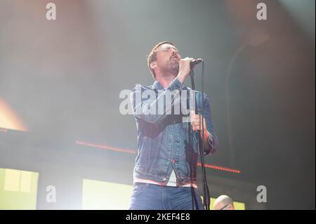 Photographs of Kaiser Chiefs performing at the OVO Hydro in Glasgow on the 11th November 2022 Stock Photo