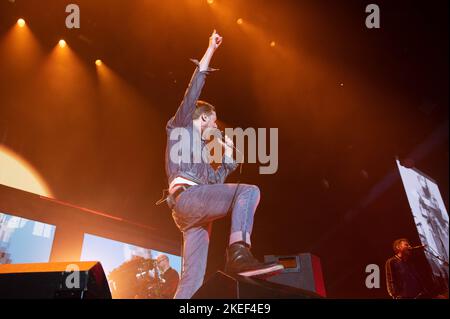 Photographs of Kaiser Chiefs performing at the OVO Hydro in Glasgow on the 11th November 2022 Stock Photo