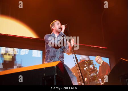 Photographs of Kaiser Chiefs performing at the OVO Hydro in Glasgow on the 11th November 2022 Stock Photo